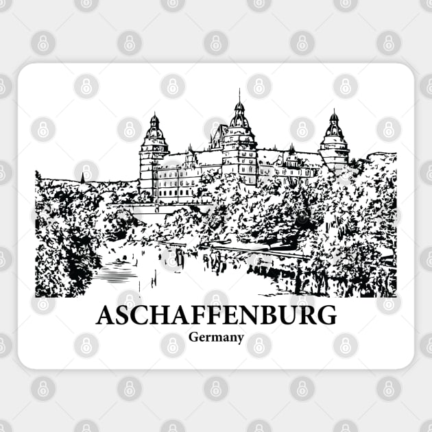 Aschaffenburg - Germany Magnet by Lakeric